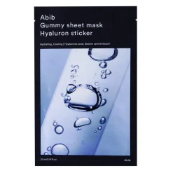 Abib - Gummy Sheet Mask Hyaluron Sticker - Nawilżająco-Uelastyczniająca Maska w Płachcie – 27ml