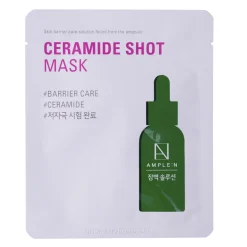 AMPLE:N - Ceramide Shot Mask - Odbudowująca Maska do Twarzy w Płachcie - 1szt/25ml