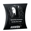 Anwen - Bawełniana Scrunchie - Czarna Gumka do Włosów