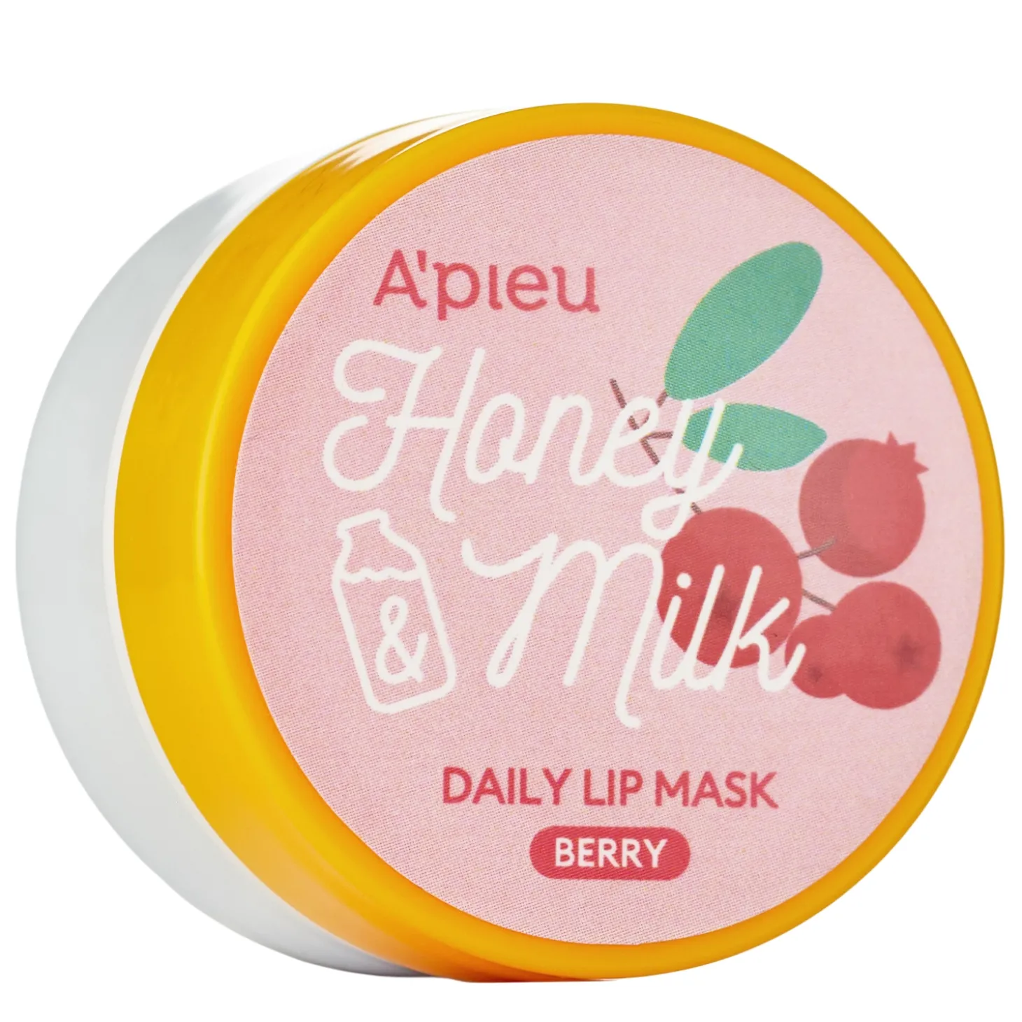 A'pieu - Honey & Milk Daily Lip Mask - Berry - Odżywcza Maska do Ust - 6g
