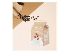 A'pieu - Milk One Pack Mask - Coffee - Przeciwzmarszczkowa Maska w Płachcie - 21g
