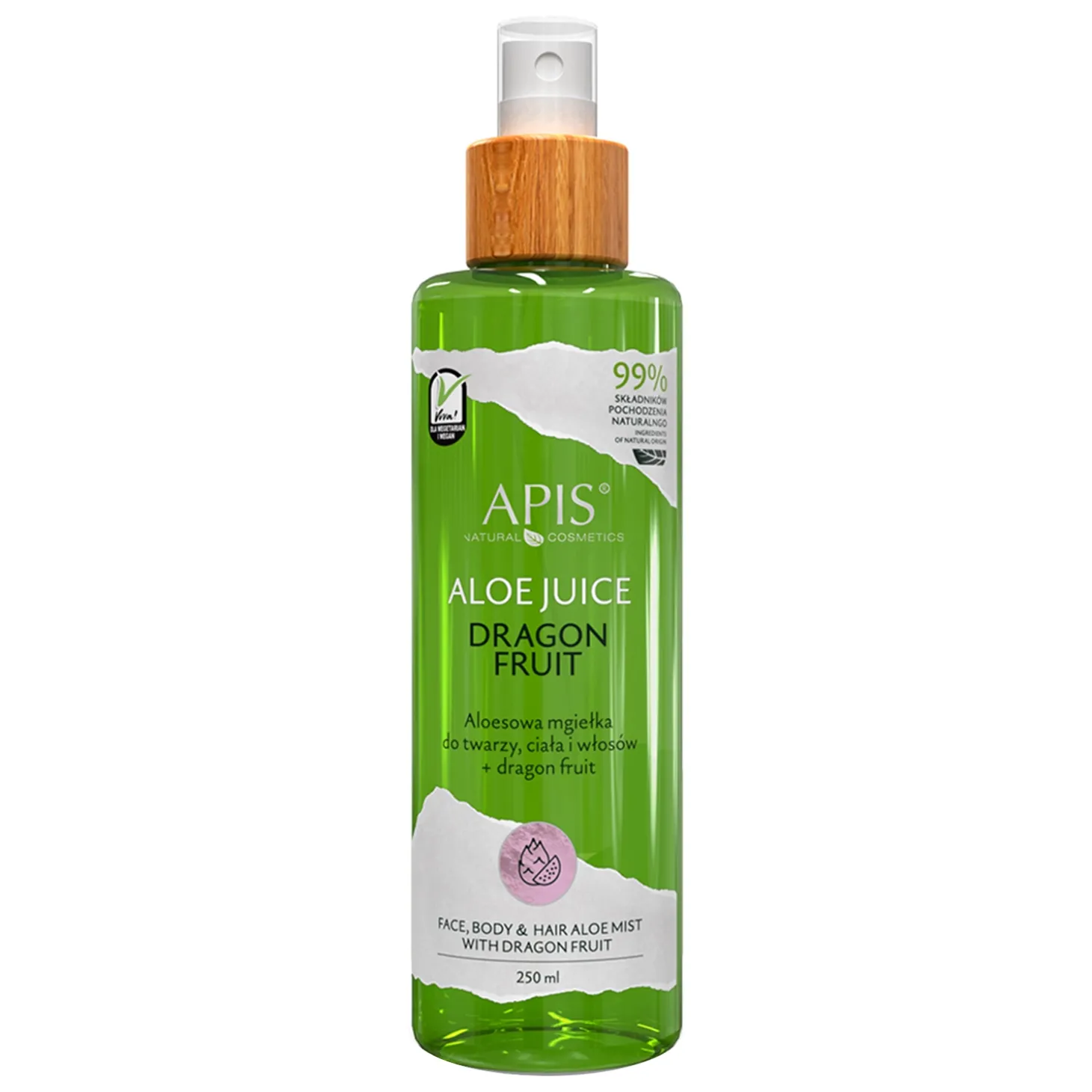 Apis - Aloe Vera - Aloesowa Mgiełka do Twarzy, Ciała i Włosów - 250ml