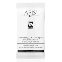 Apis - Detox - Detoksykująca Maska Algowa z Węglem z Bambusa i Jonizowanym Srebrem - 20g