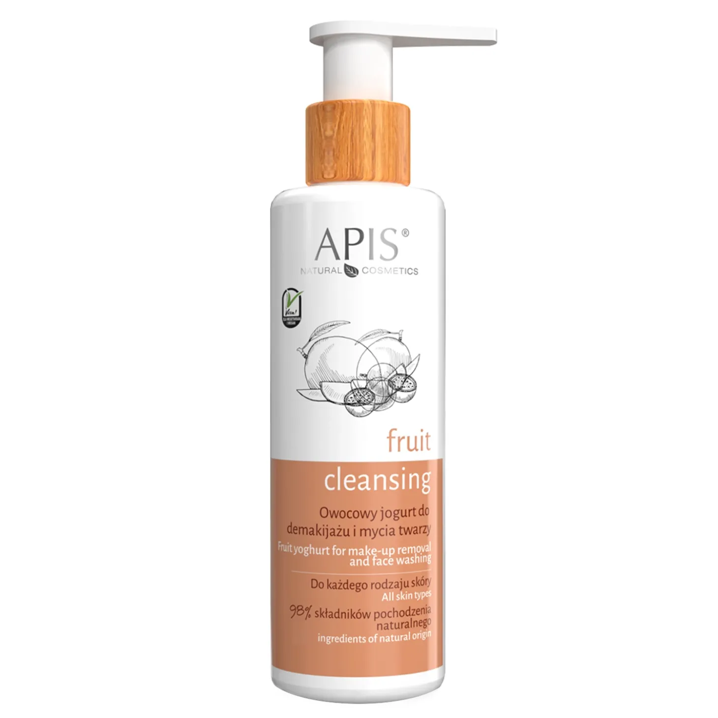 Apis - Fruit Cleansing - Owocowy Jogurt do Demakijażu i Mycia Twarzy - 150ml
