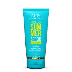 Apis - Hello Summer - Emulsja do Opalania Ciała z Masłem Kakaowym SPF30 - 200ml