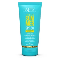 Apis - Hello Summer - Krem do Opalania Twarzy z Nektarem Komórkowym SPF50 - 50ml