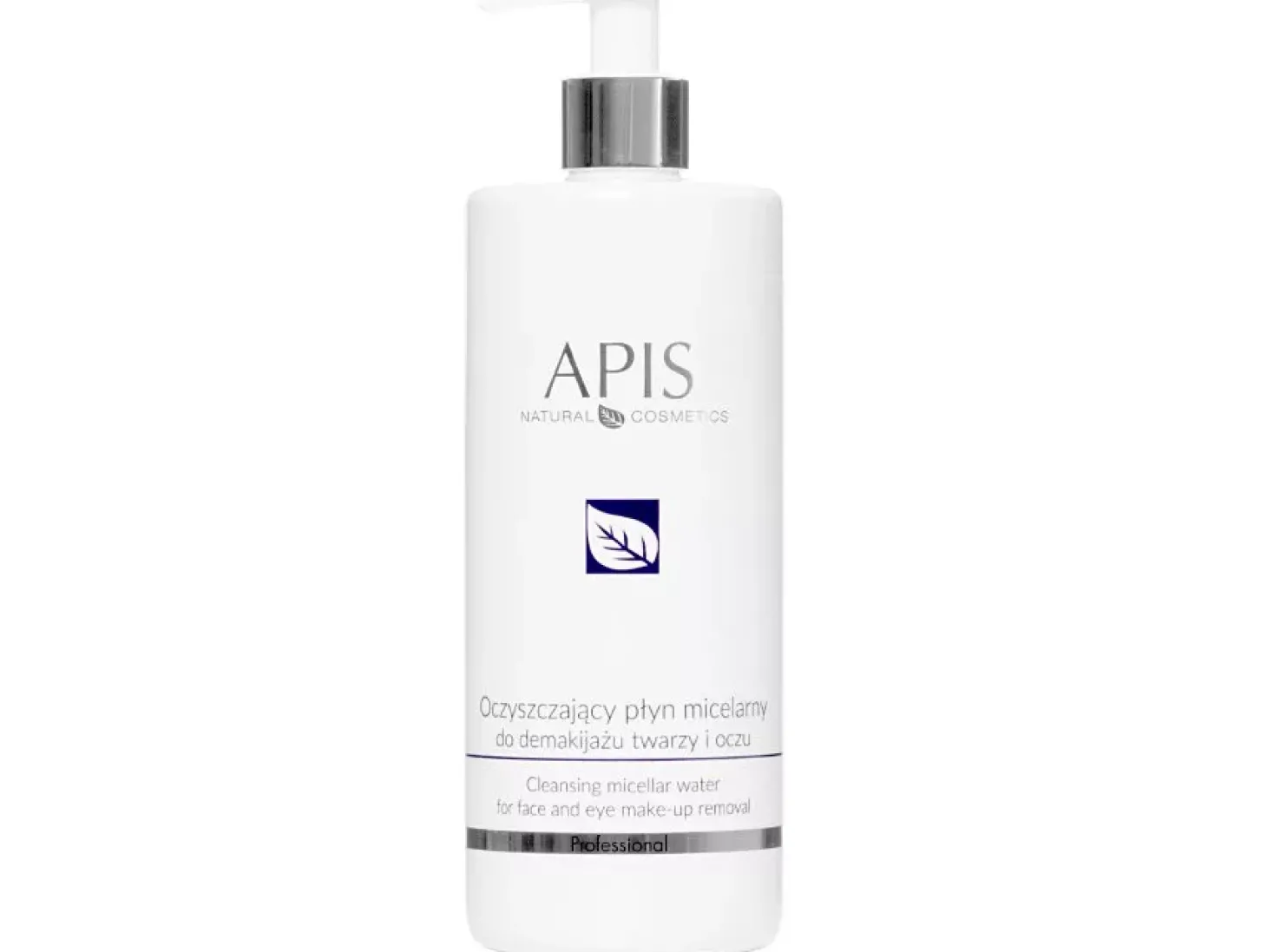 Apis - Professional - Cleansing Micellar Water for Face and Eye Make-up Removal - Oczyszczający Płyn Micelarny do Demakijażu Twarzy i Oczu - 500ml