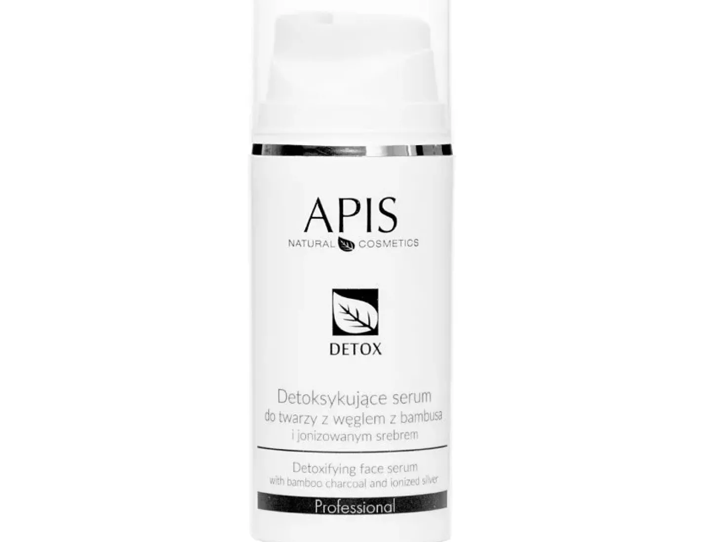 Apis - Professional - Detox - Detoxifying Face Serum with Bamboo Charcoal and Ionized Silver - Detoksykujące Serum do Twarzy z Węglem z Bambusa i Jonizowanym Srebrem - 100ml