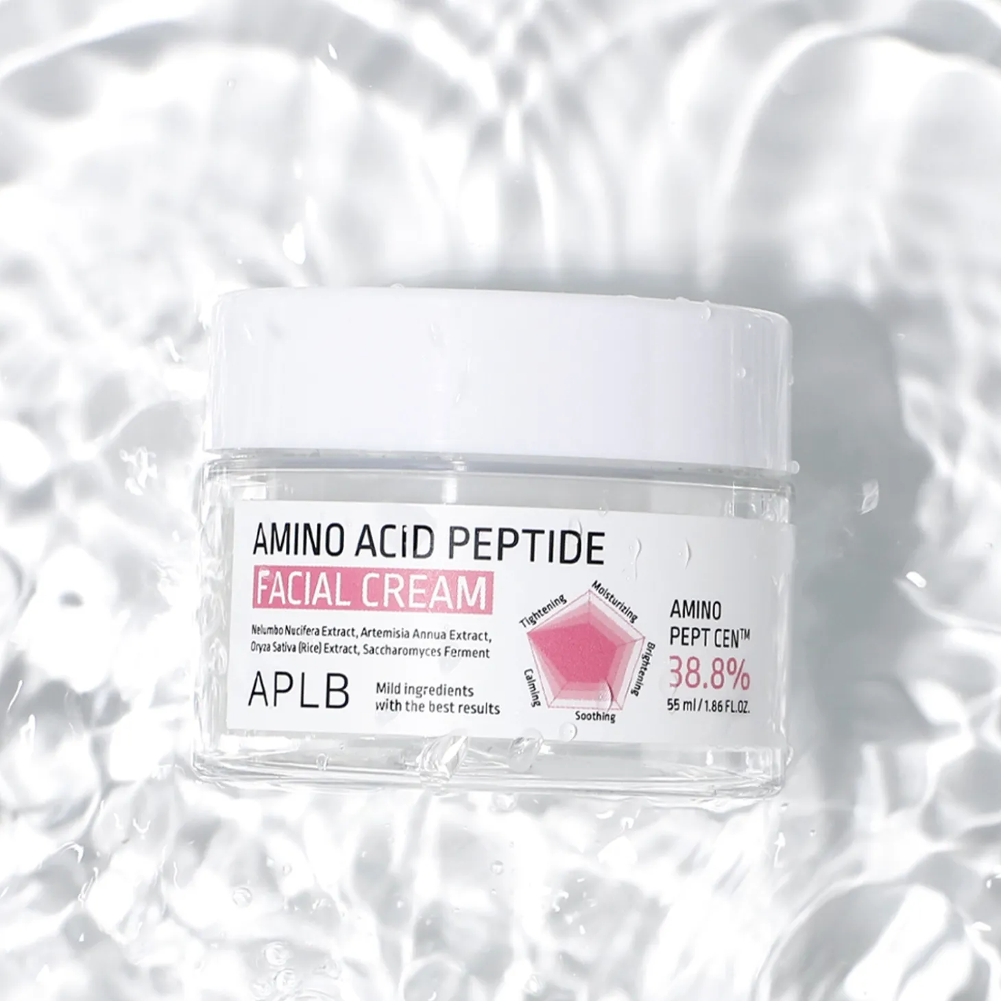APLB - Amino Acid Peptide Facial Cream - Kojąco-Ujędrniający Krem do Twarzy - 55ml