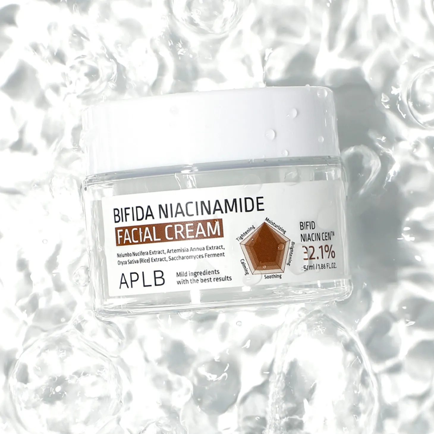 APLB - Bifida Niacinamide Facial Cream - Krem Zwężający Pory z Niacynamidem - 55ml