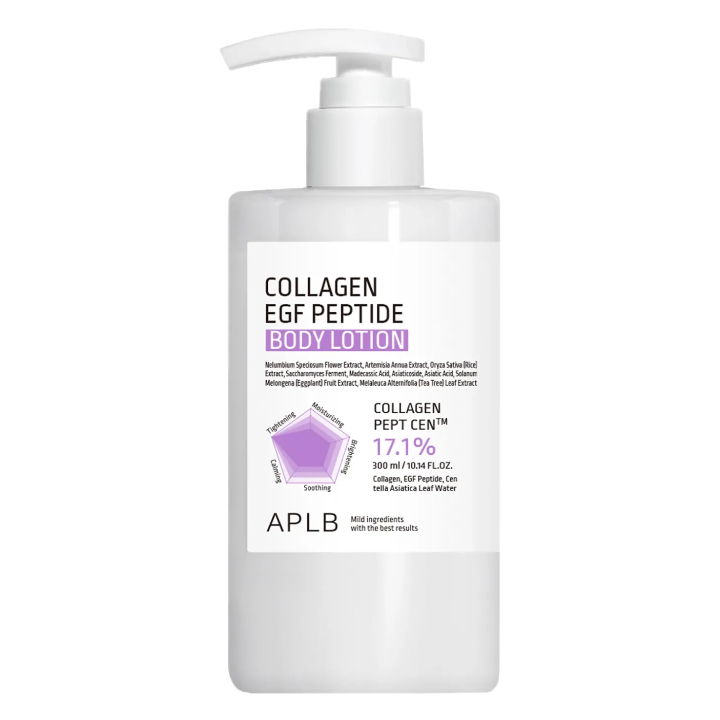 APLB - Collagen EGF Peptide Body Lotion - Nawilżająco-Ujędrniający Balsam do Ciała - 300ml