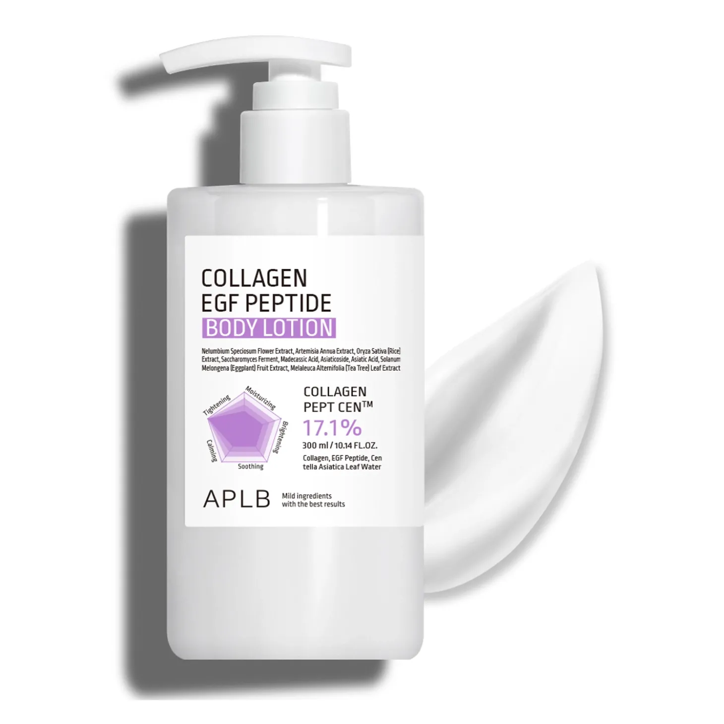 APLB - Collagen EGF Peptide Body Lotion - Nawilżająco-Ujędrniający Balsam do Ciała - 300ml