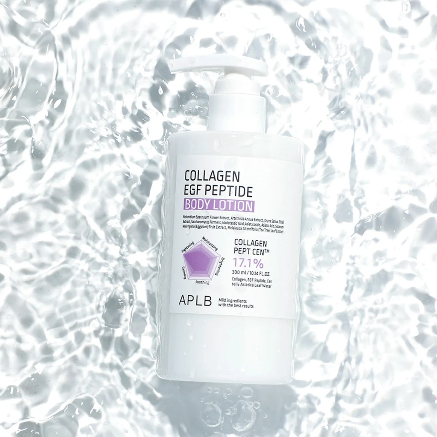 APLB - Collagen EGF Peptide Body Lotion - Nawilżająco-Ujędrniający Balsam do Ciała - 300ml