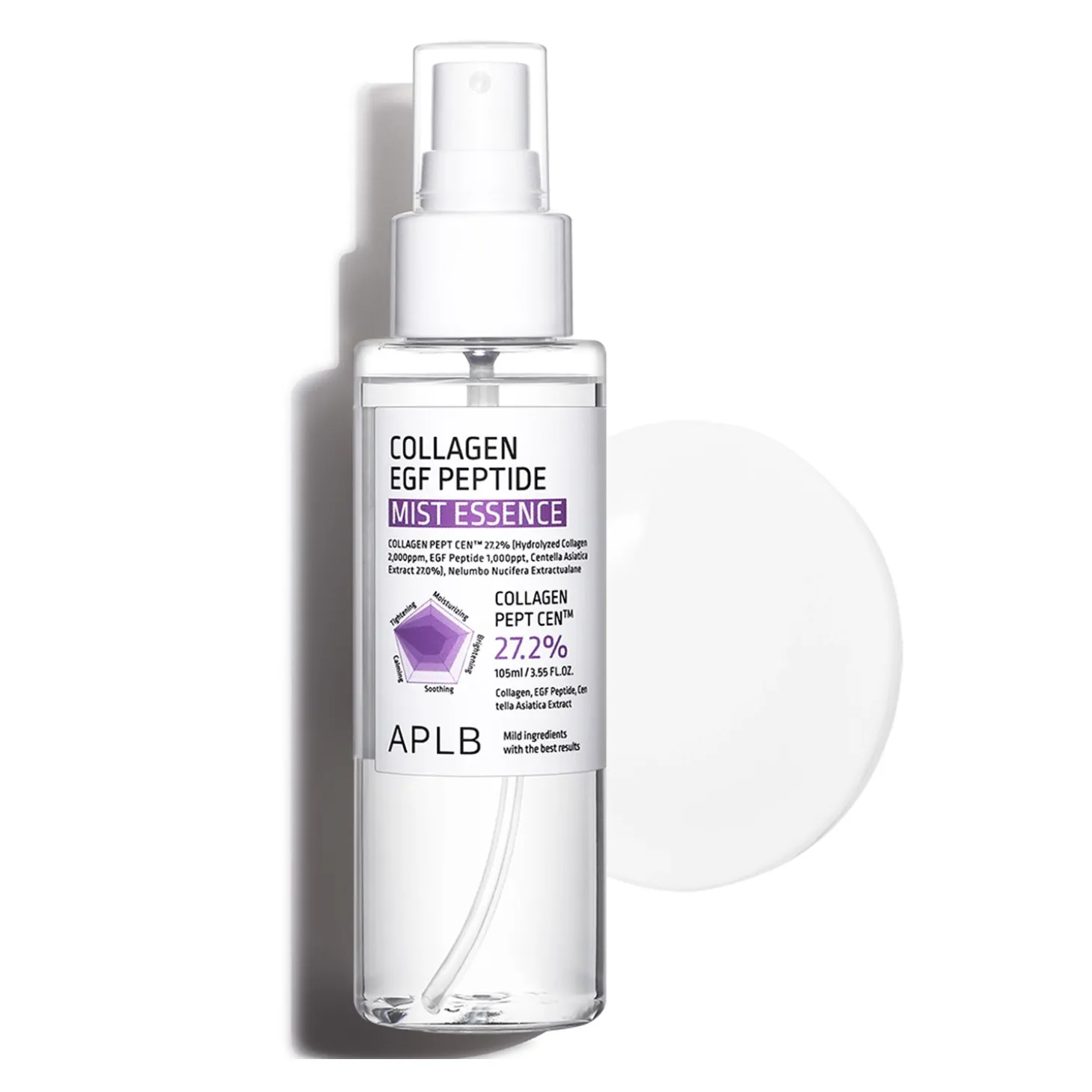 APLB - Collagen EGF Peptide Mist Essence - Nawilżająco-Ujędrniająca Esencja do Twarzy w Mgiełce - 105ml