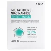 APLB - Glutathione Niacinamide Sheet Mask Set - Zestaw Rozjaśniających Masek w Płachcie do Twarzy - 10x25ml