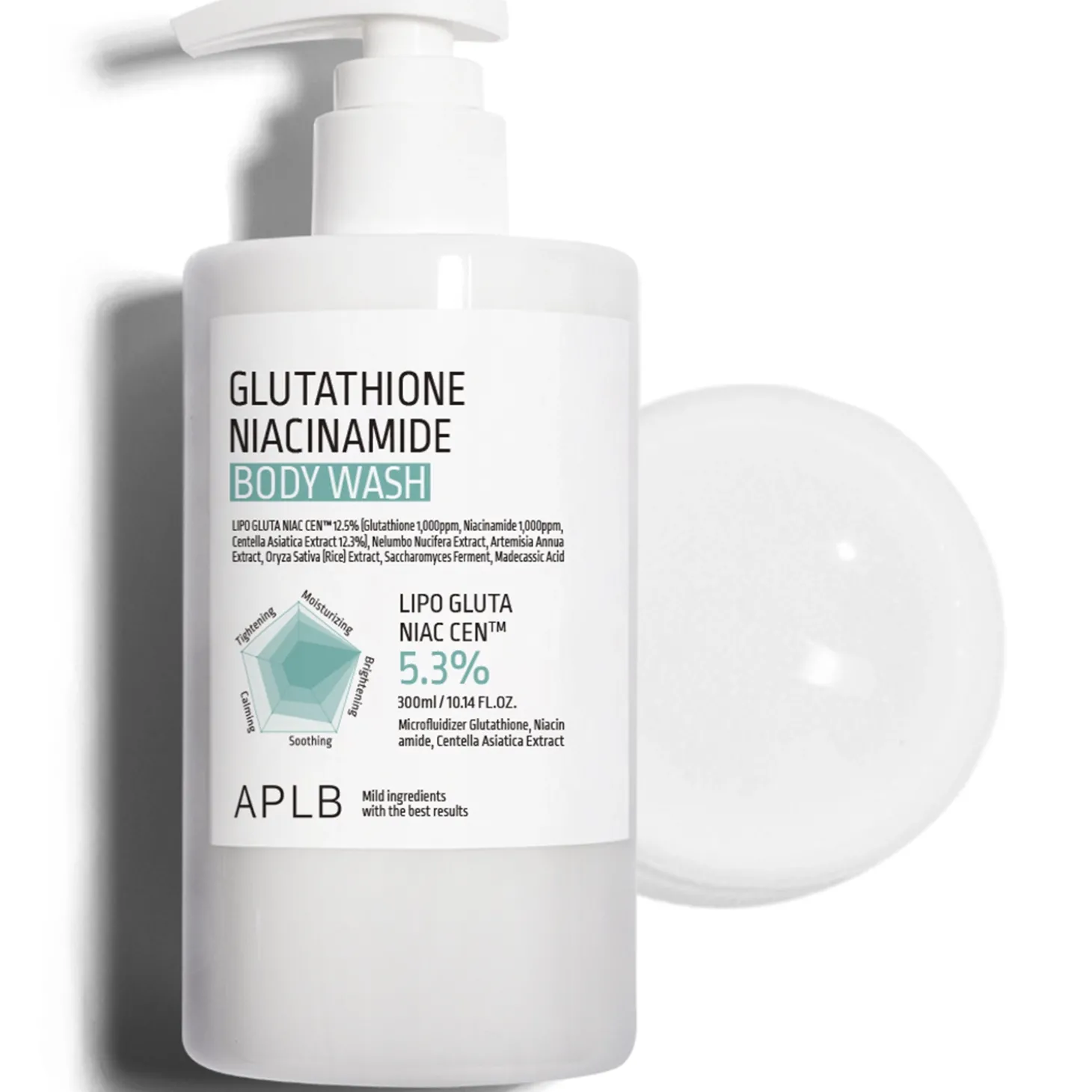 APLB - Glutathione Niacinamide Body Wash - Żel do Mycia Ciała - 300ml