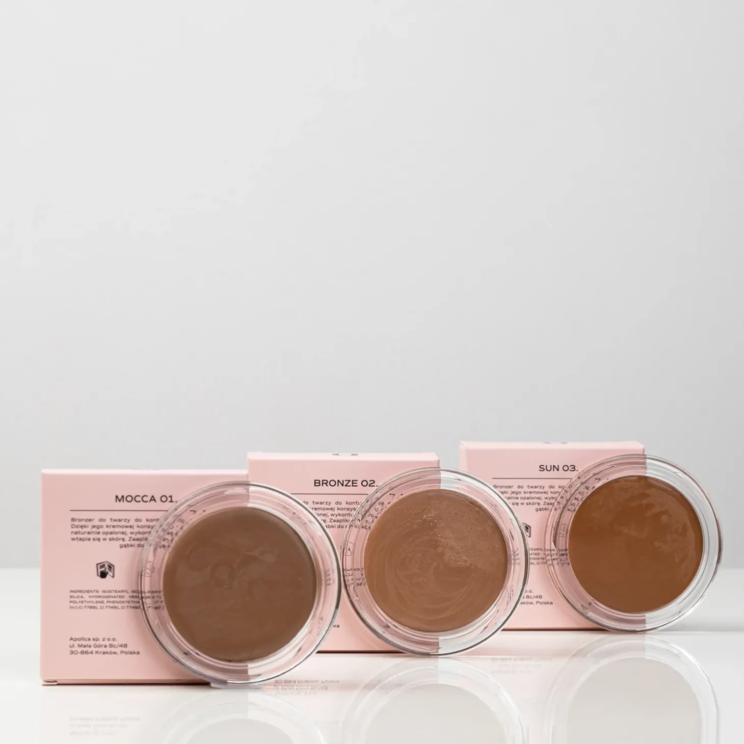 Apollca - Bronzer w Kremie - Bronze 02 - 12g