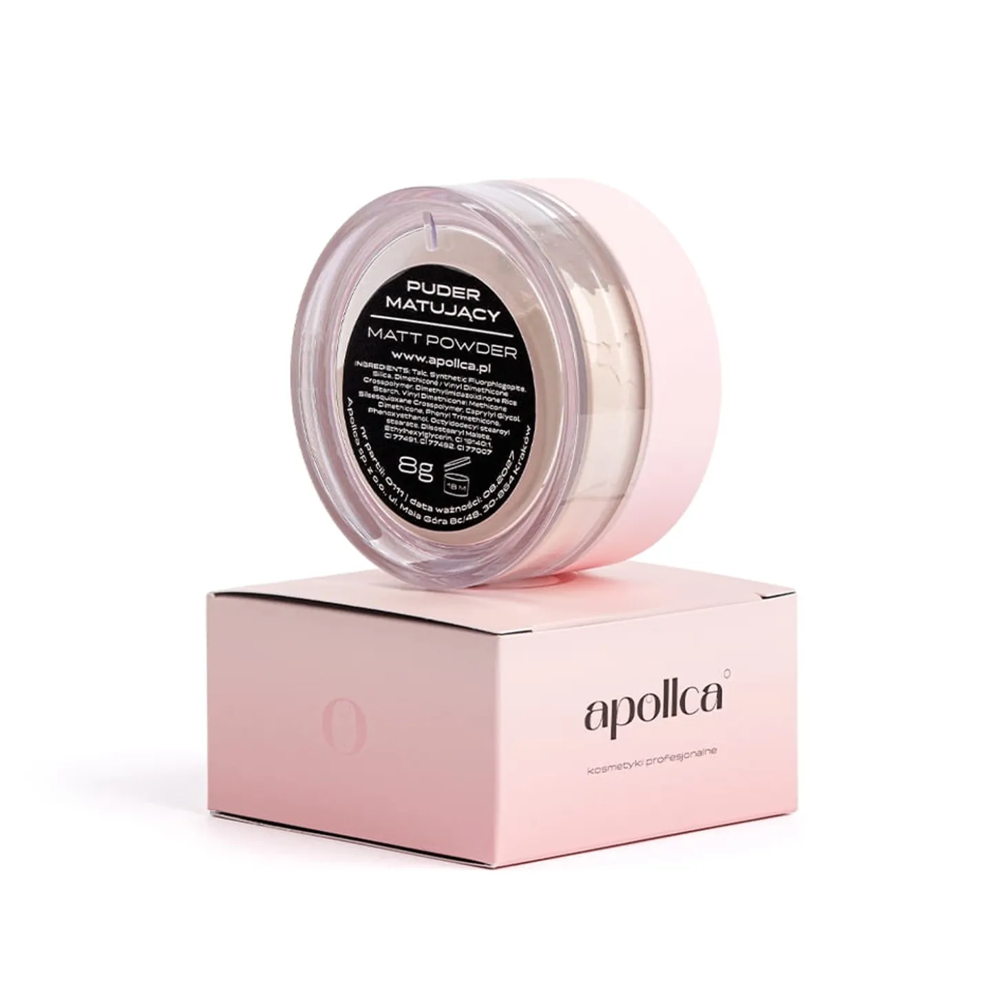 Apollca - Puder Matujący - 8g