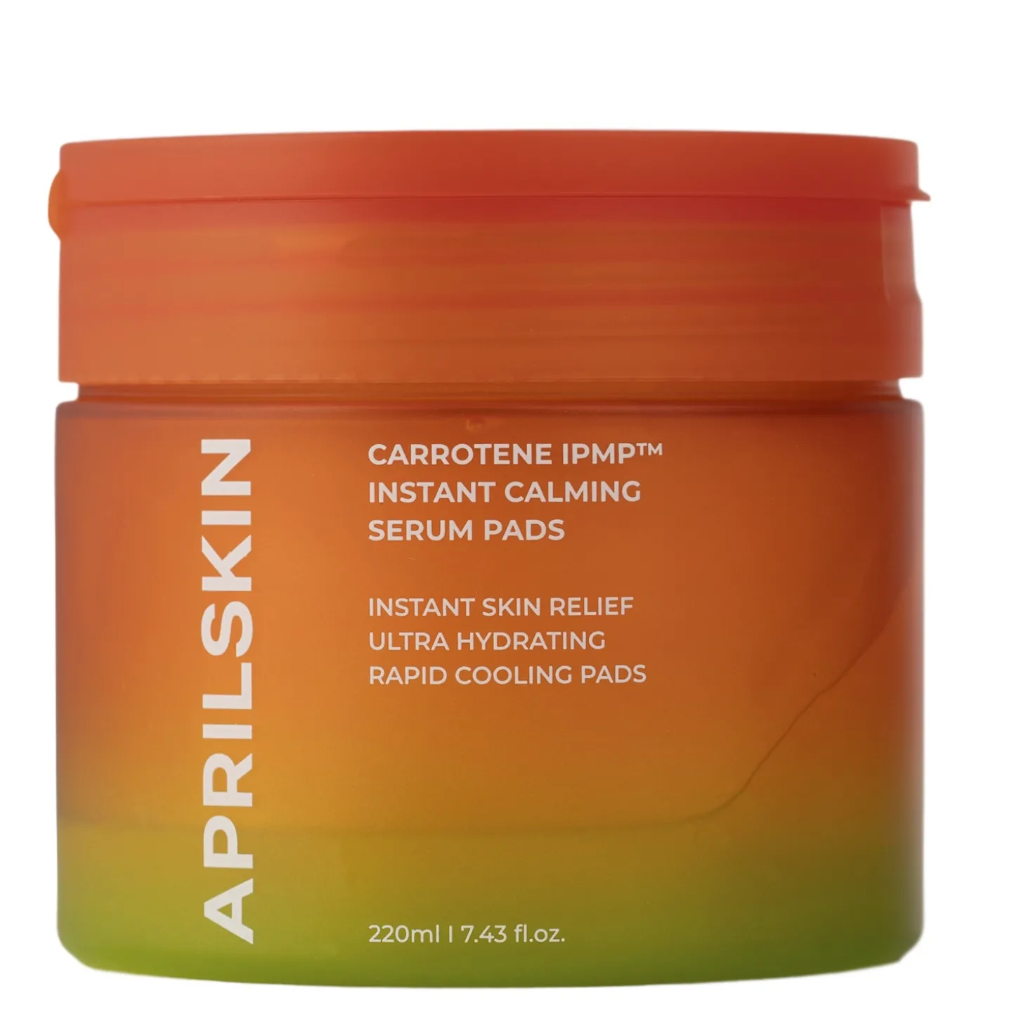 Aprilskin - Carrotene IPMP Instant Calming Serum Pads - Kojące Płatki do Twarzy - 80szt/220g