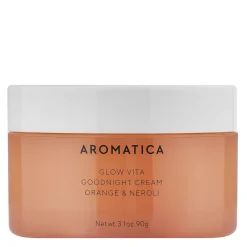 Aromatica - Glow Vita Goodnight Cream Orange & Neroli - Nawilżający Krem na Noc z Niacynamidem i Ceramidami - 90g