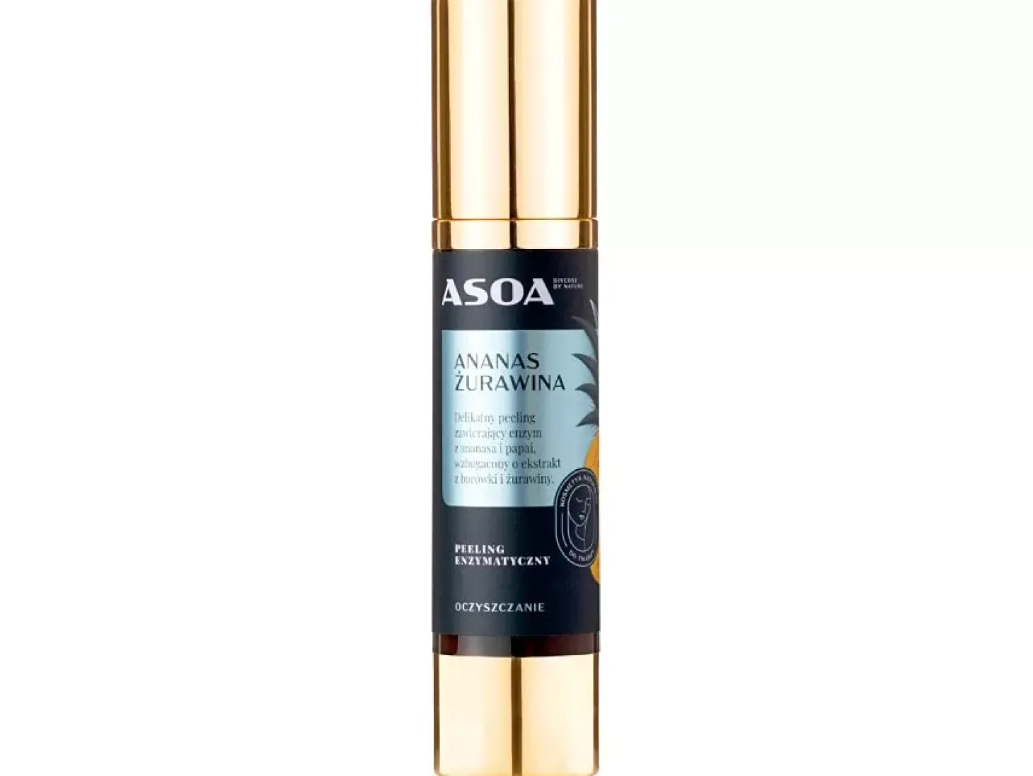 Asoa - Peeling Enzymatyczny Ananas - Żurawina - 50ml