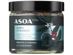 Asoa - Peeling Tłuścioch Cukrowo-Kawowy z Olejkiem Cynamonowym - 250ml