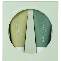 Axis-y - Mask Now Glow Later Duo Set - Oczyszczająca Maska do Twarzy 30ml + Chłodząca Maska do Twarzy 30ml