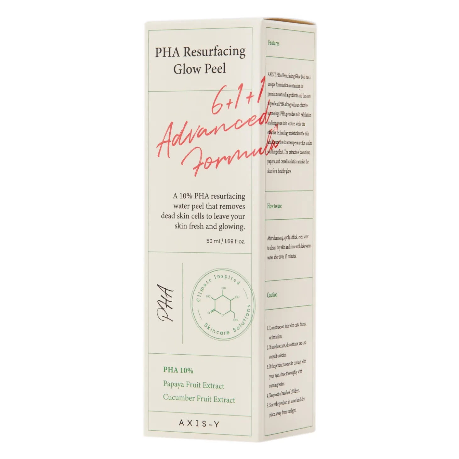 Axis-y - PHA Resurfacing Glow Peel - Peeling Żelowy do Twarzy - 50ml