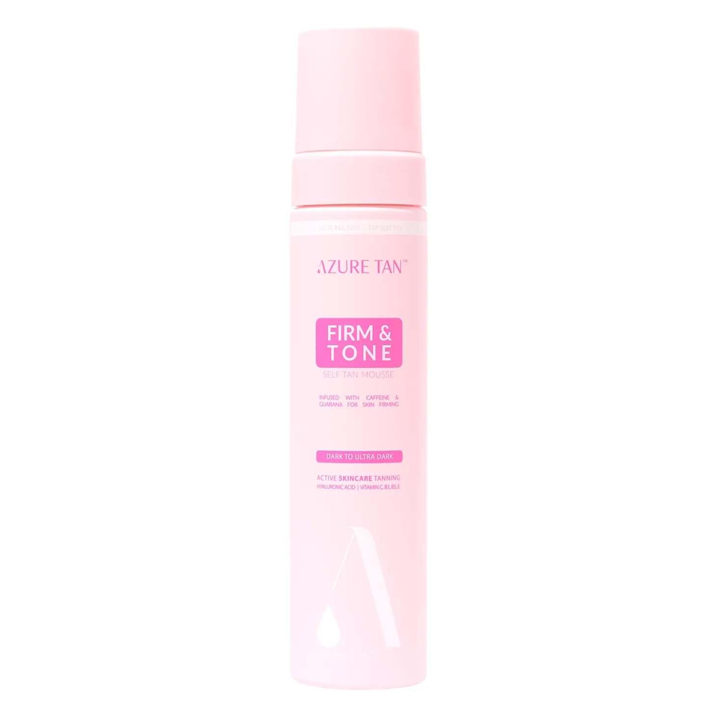 Azure Tan - Firm & Tone Self Tan Mousse - Samoopalająca Pianka do Ciała - Dark to Ultra Dark - 200ml