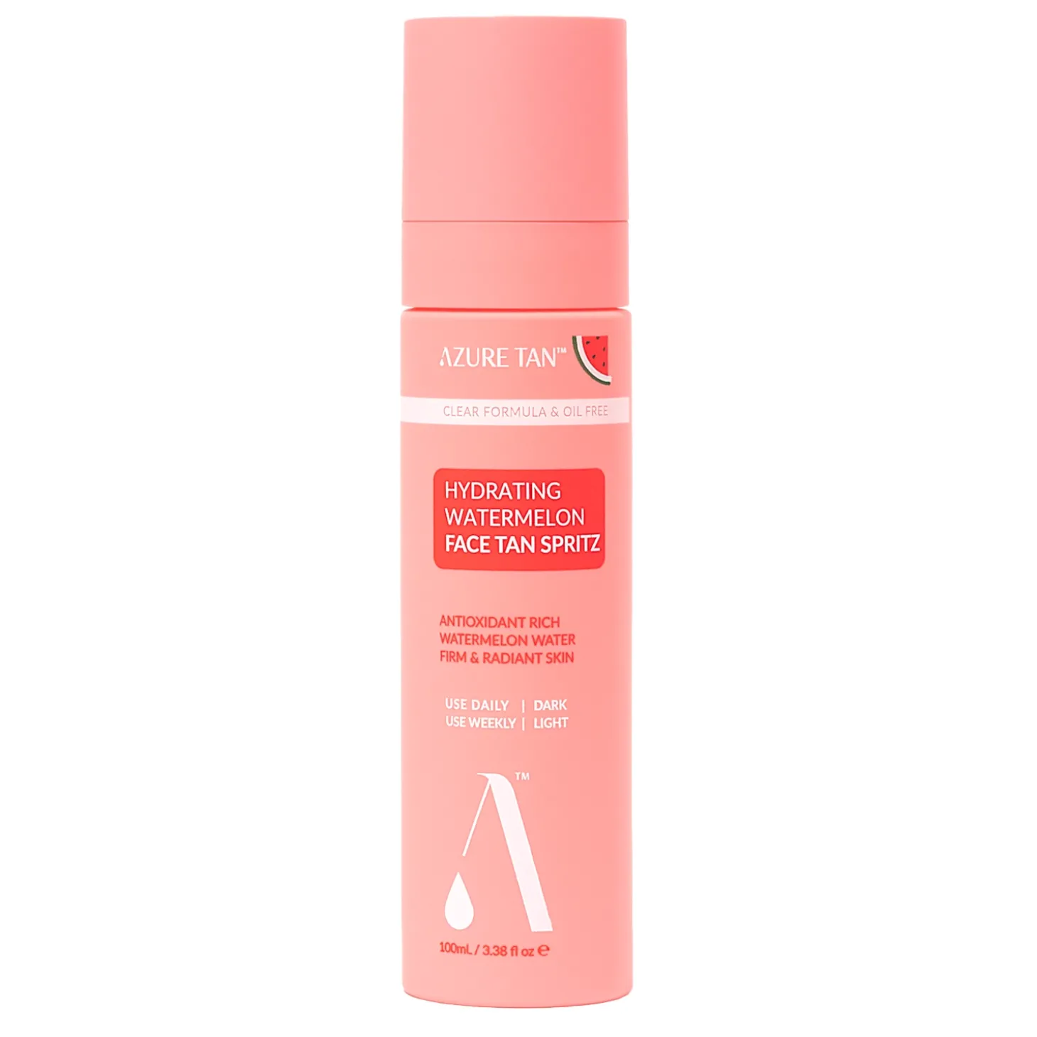 Azure Tan - Hydrating Watermelon Face Tan Spritz - Stopniowo Opalająca Mgiełka do Twarzy - 100ml