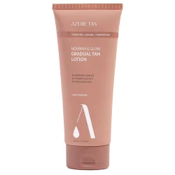Azure Tan - Nourish & Glow Gradual Tan Lotion - Stopniowo Opalający Balsam do Ciała - Light/Medium - 200ml