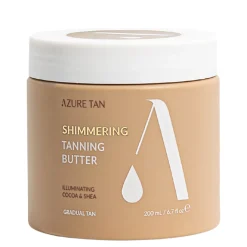 Azure Tan - Shimmering Tanning Butter - Stopniowo Opalające Rozświetlające Masło do Ciała - 200ml