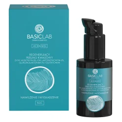 BasicLab - Acidumis - Nawilżenie i Wygładzenie - Regenerujący Peeling Kwasowy - 30ml