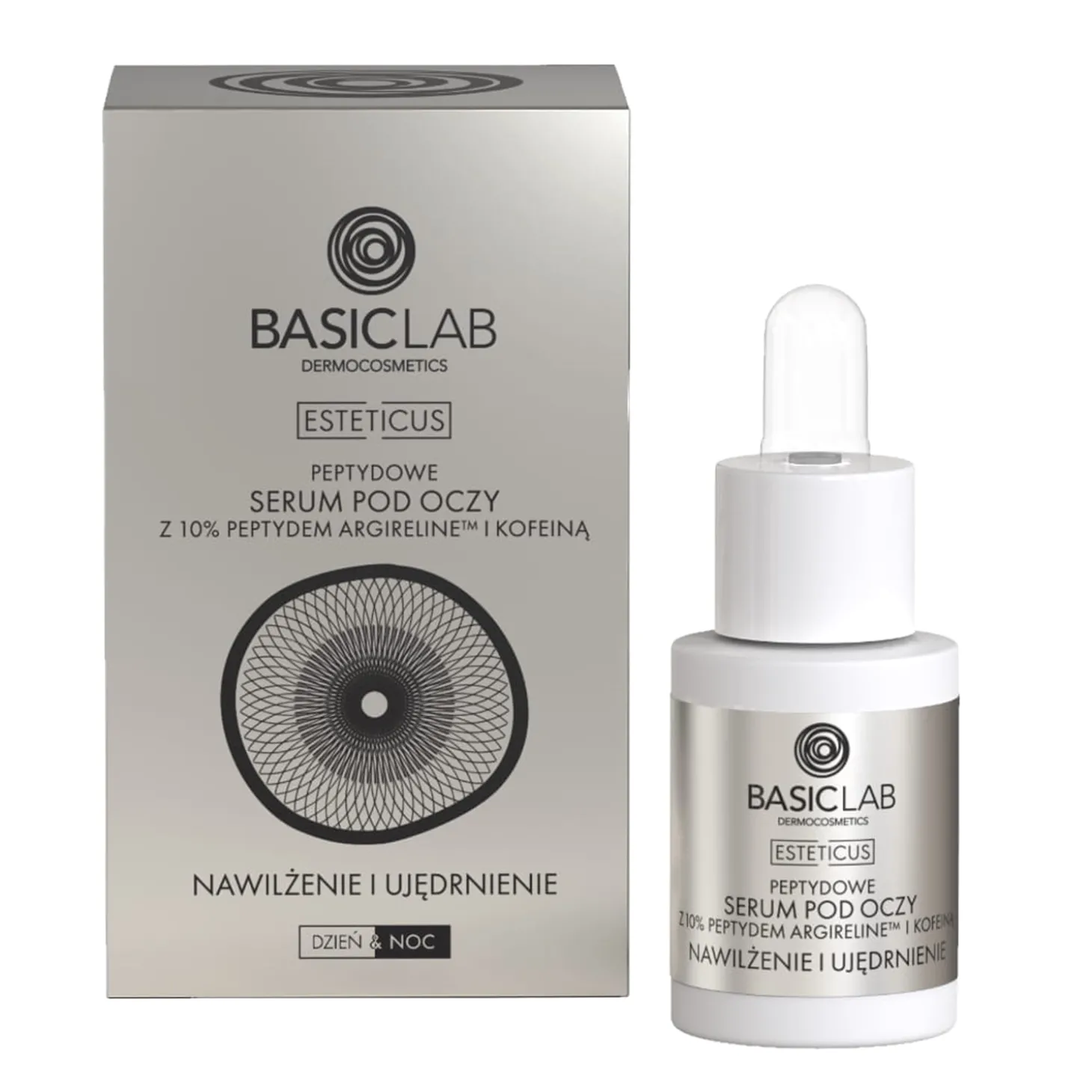 BasicLab - Esteticus - Nawilżenie i Ujędrnienie - Kuracja Przeciwzmarszczkowa pod Oczy - 15ml