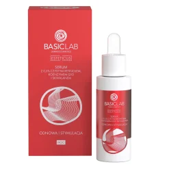 BasicLab - Esteticus - Odnowa i Stymulacja - Serum do Twarzy z Retinolem 0,5%, Koenzymem Q10 i Skwalanem - 30ml