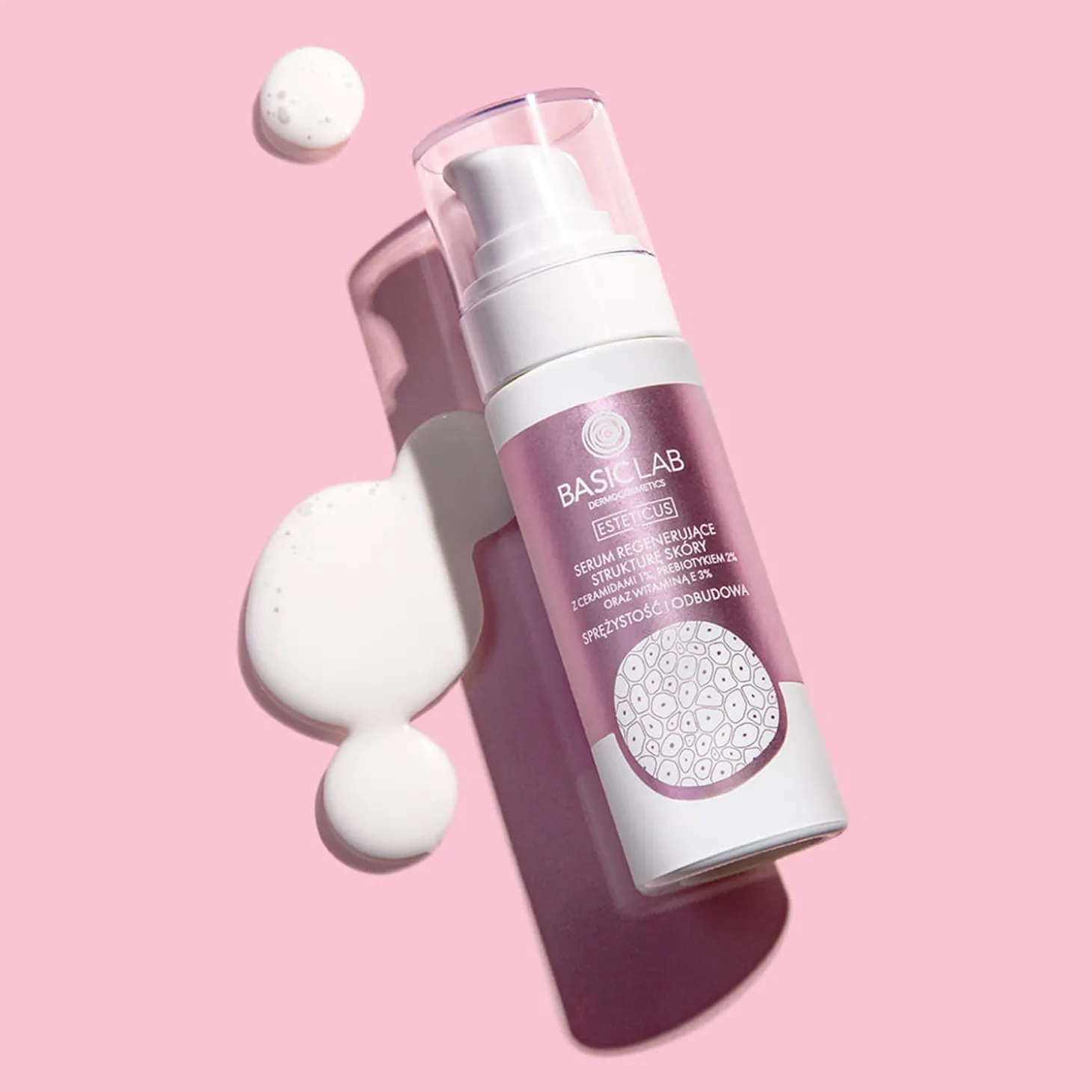 BasicLab - Esteticus - Sprężystość i Odbudowa - Serum Regenerujące Strukturę Skóry z Ceramidami 1% - 30ml
