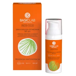 BasicLab - Prewencja i Antyoksydacja - Lekka Emulsja Ochronna SPF50+ PPD 52,3 - 50ml