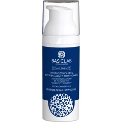 BasicLab - Regeneracja i Nawilżenie - Trehalozowy Krem Przywracający Równowagę o Lekkiej Konsystencji - 50ml