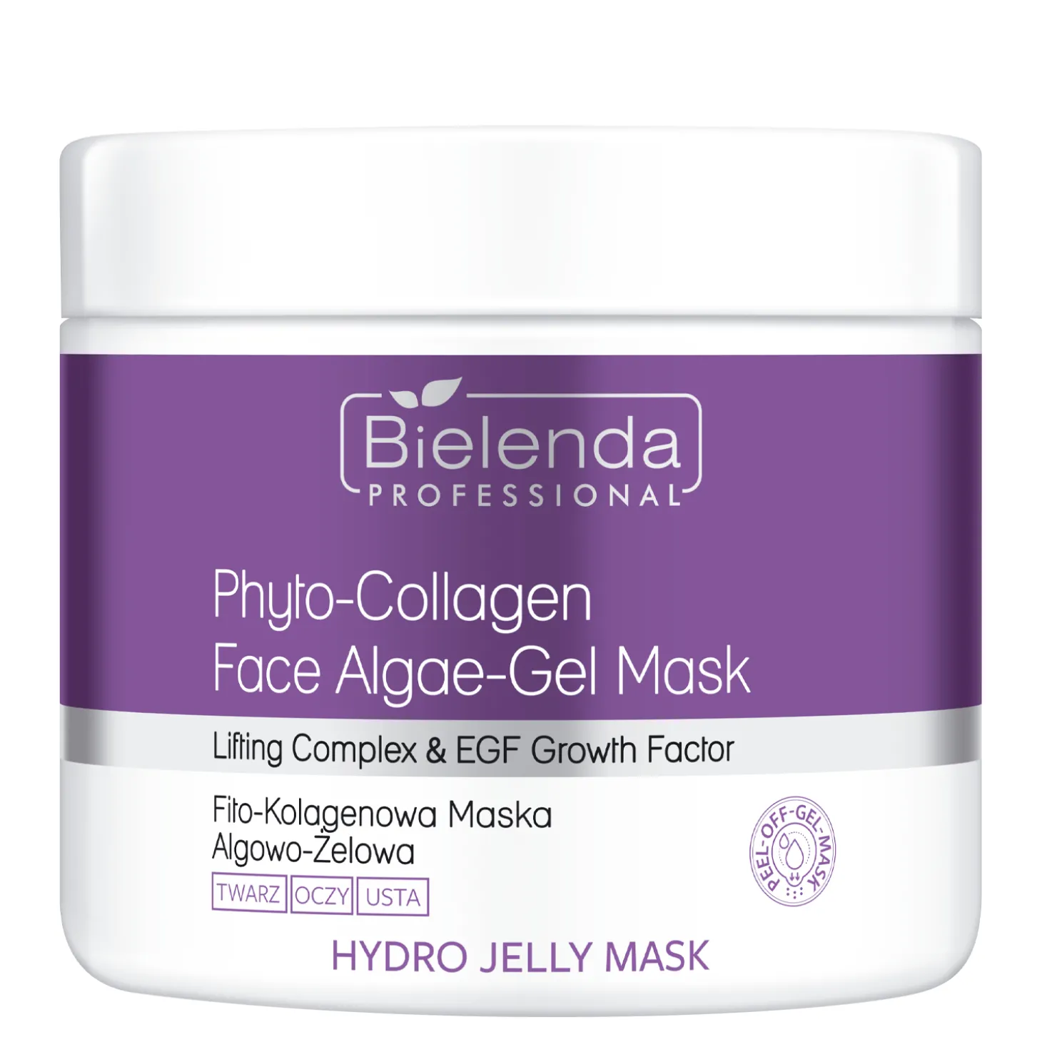 Bielenda Professional - Hydro Jelly Mask - Ujędrniająca Fito - Kolagenowa Maska Algowo - Żelowa - 190g