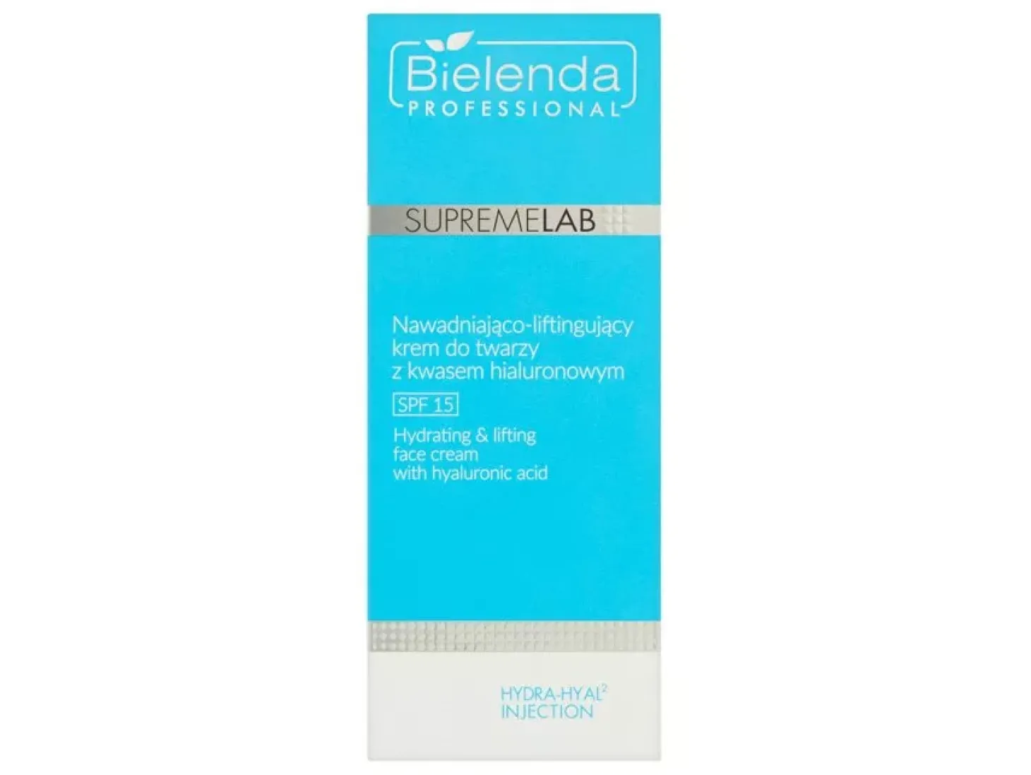Bielenda Professional - Supremelab Hydra-Hyal Injection - Hydrating&Lifting Face Cream with Hyaluronic Acid SPF15 - Nawadniająco-Liftingujący Krem do Twarzy z Kwasem Hialuronowym - 50ml