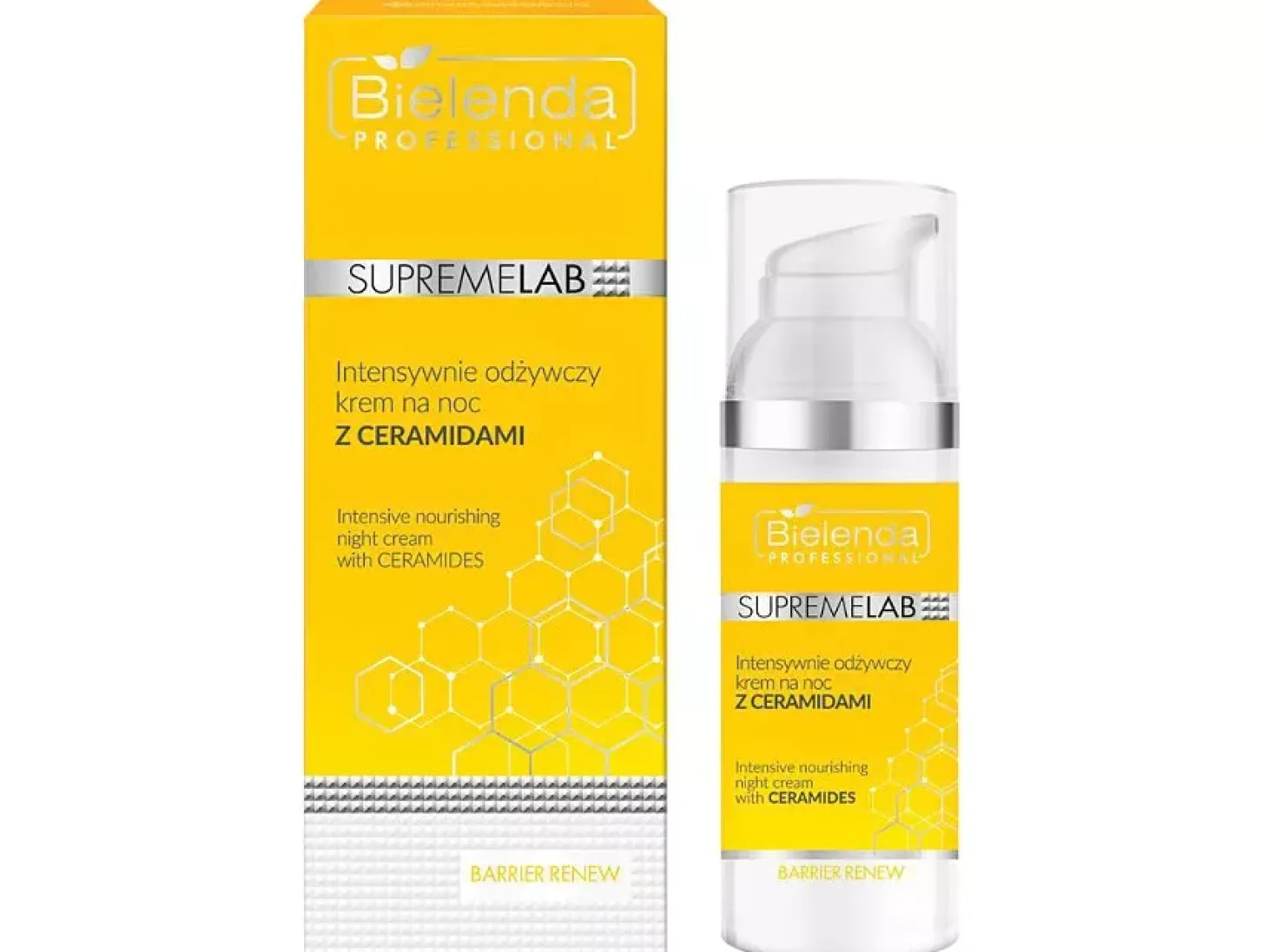 Bielenda Professional - Supremelab - Barrier Renew - Intensive Nourishing Night Cream with Ceramides - Intensywnie Odżywczy Krem do Twarzy na Noc z Ceramidami - 50ml