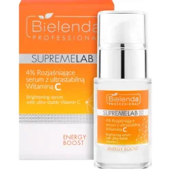 Bielenda Professional - Supremelab - Energy Boost - 4% Rozjaśniające Serum z Ultrastabilną Witaminą C - 15ml