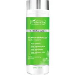 Bielenda Professional - Supremelab - Sebio Derm - 5% Mikro-Eksfoliujący Tonik z Kwasami - 200ml
