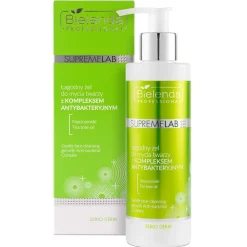 Bielenda Professional - Supremelab - Sebio Derm - Gentle Face-Cleansing Gel with Anti-Bacterial Complex - Łagodny Żel do Mycia Twarzy z Kompleksem Antybakteryjnym - 190g