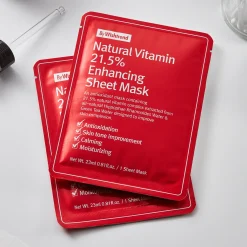 By Wishtrend - Natural Vitamin C21 5% Enhancing Sheet Mask - Maska w Płachcie z Witaminą C - 1szt/23ml