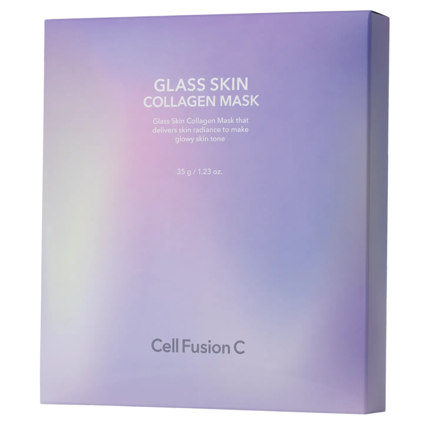 Cell Fusion C - Glass Skin Collagen Masks - Zestaw Wygładzających Masek Hydrożelowych z Efektem Glass Skin - 5x35g