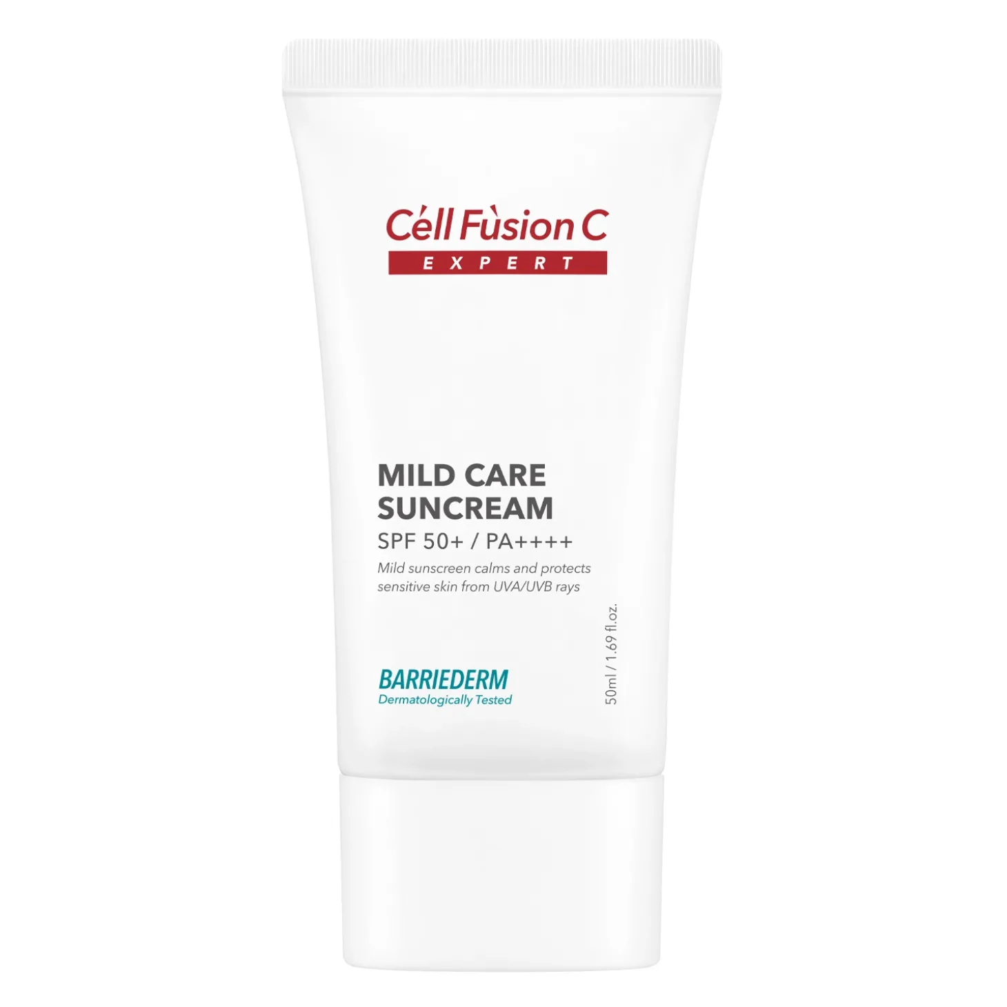 Cell Fusion C - Mild Care Suncream SPF50+/PA+++ - Łagodzący Krem z Filtrem do Twarzy - 50ml