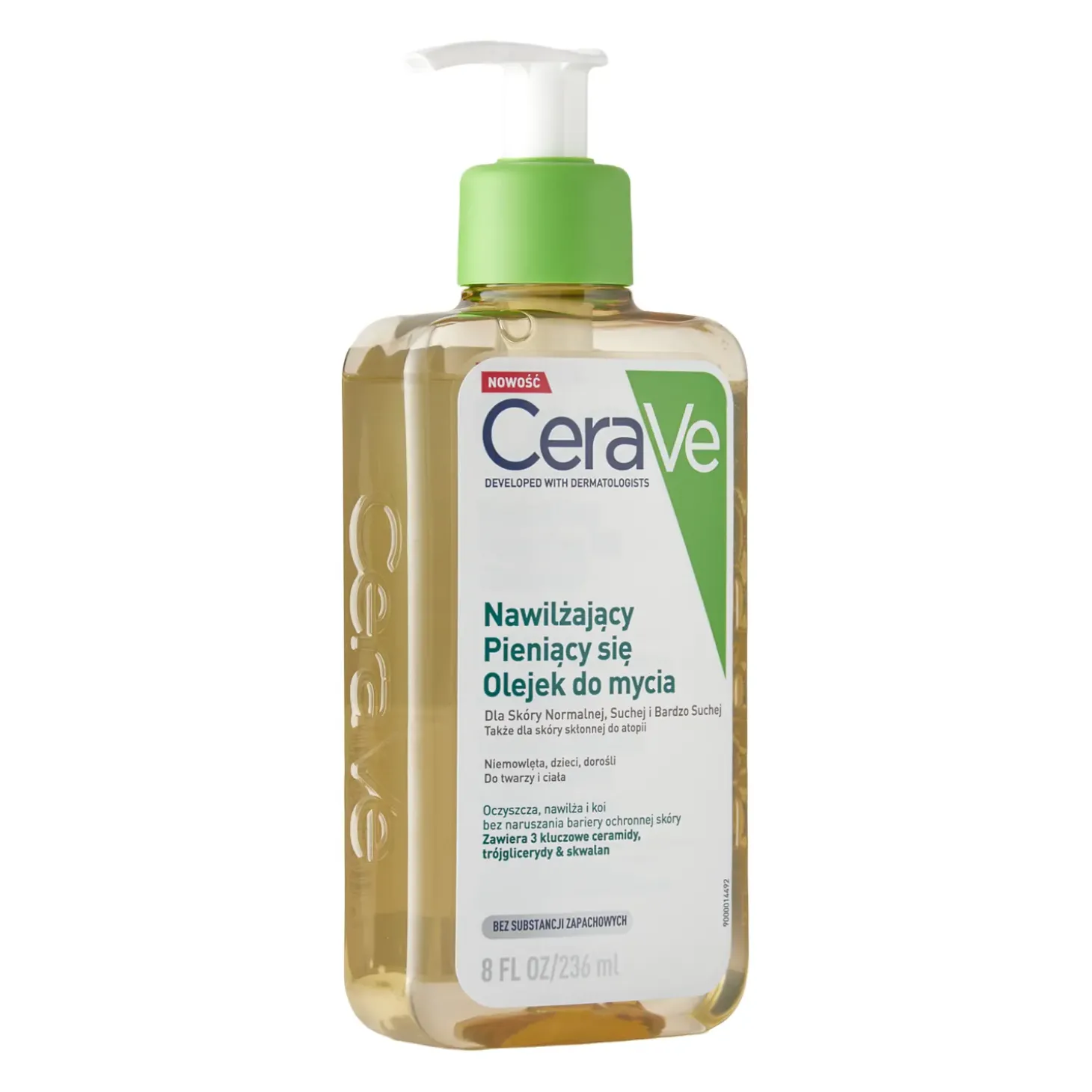 CeraVe - Nawilżający Pieniący się Olejek do Mycia - 236ml