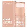 Claresa - Cheek 2 Cheek - Kremowy Rozświetlacz w Sztyfcie - 01 Pearl Shine - 5,5g