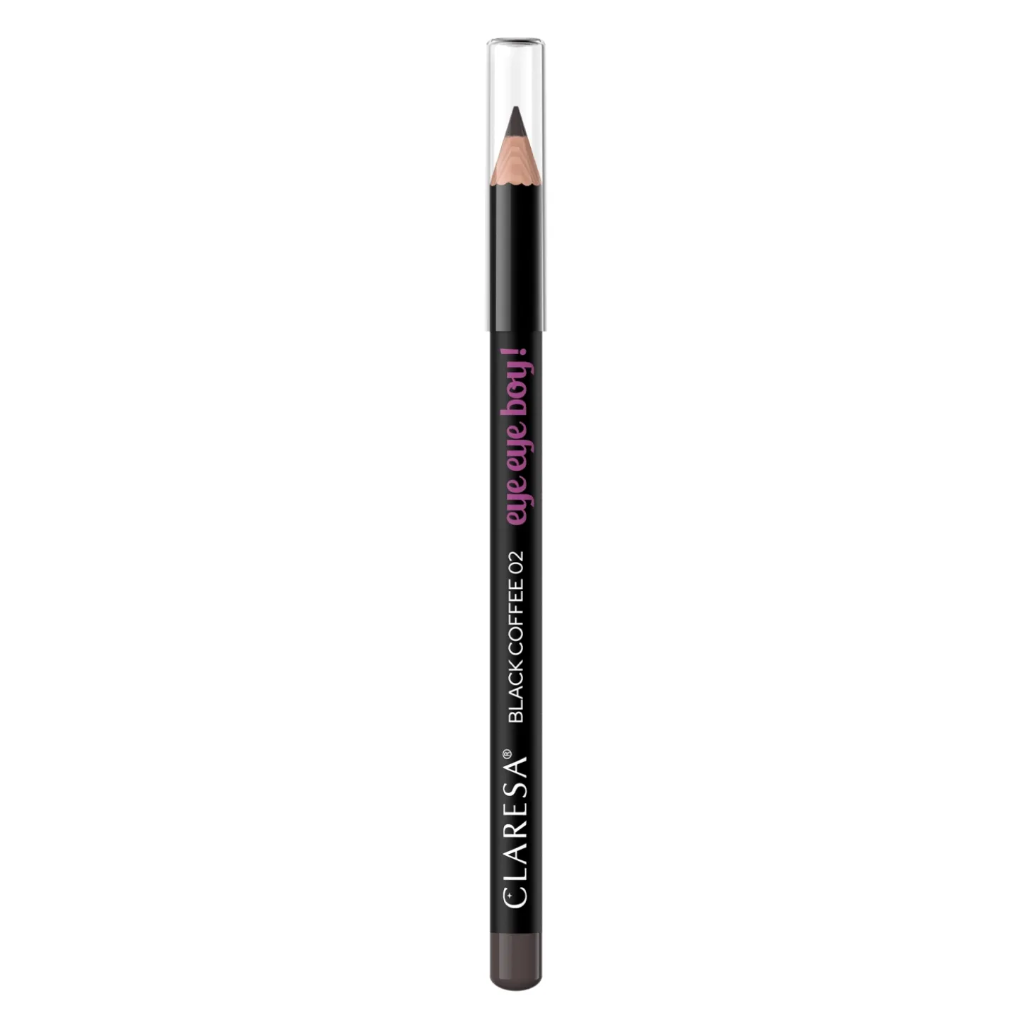 Claresa - Eye Eye Boy! - Długotrwała Kredka do Oczu - 02 Black Coffie - 1,15g